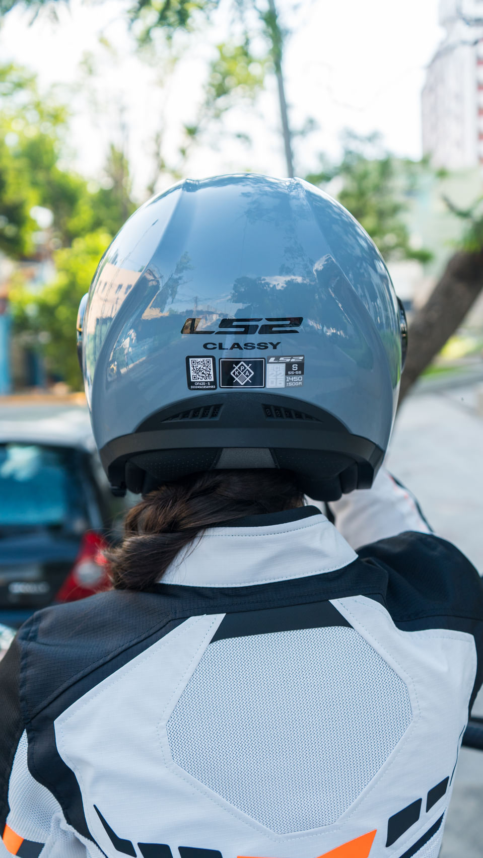 Casco LS2 620 Classy Nardo Gris / Brillo